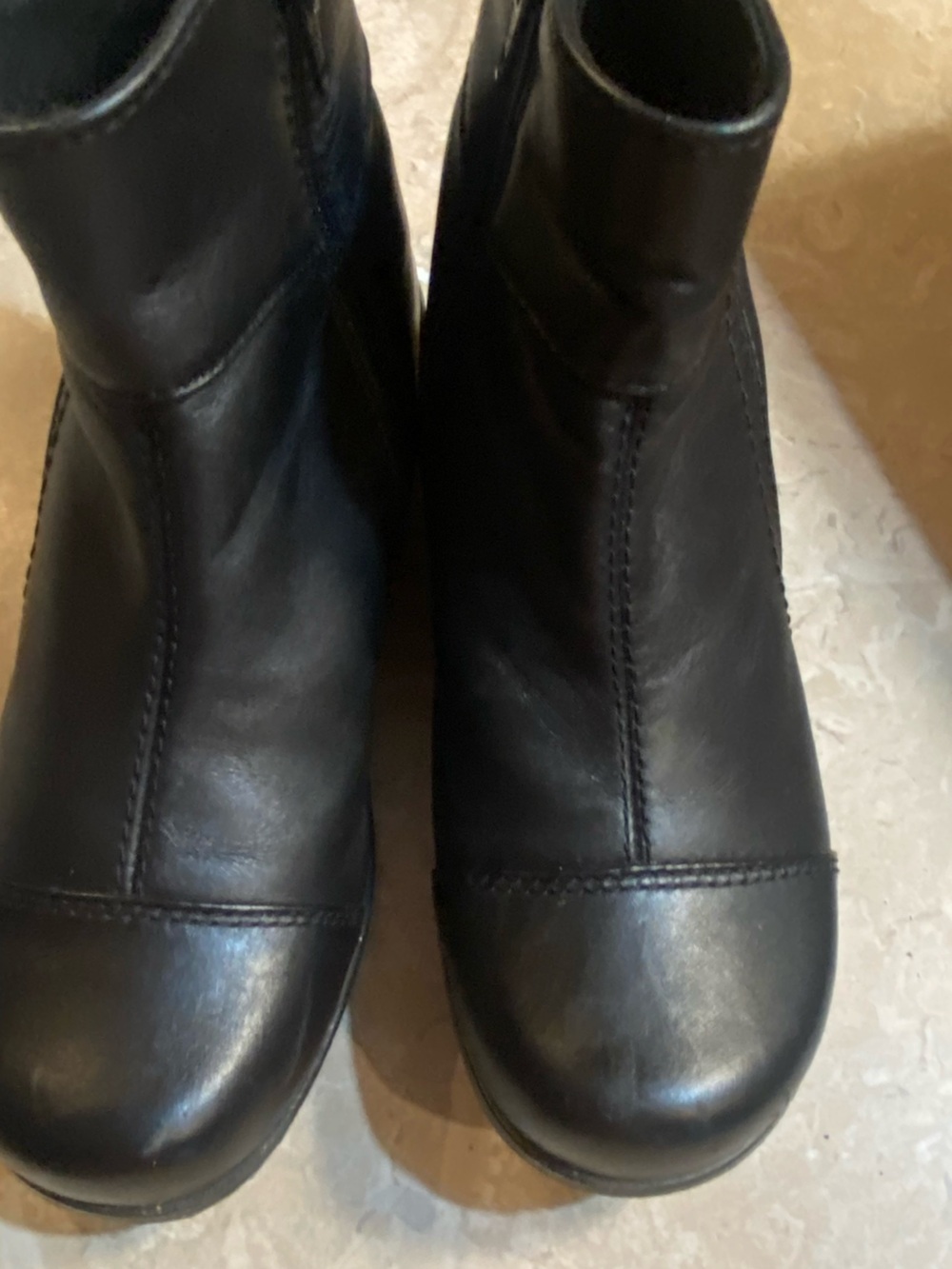 Keen Black Leather Ankle Derbys
